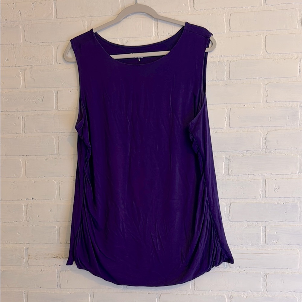 Purple Sleeveless Top